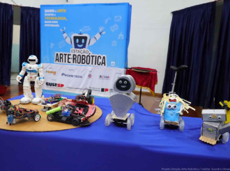 Parceria une arte e robótica em projeto educacional para alunos da rede municipal de Mauá
