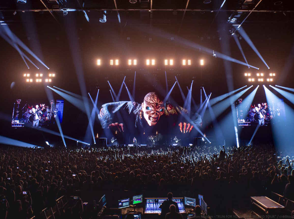 Iron Maiden - “RUN FOR YOUR LIVES WORLD TOUR” / crédito: Divulgação 